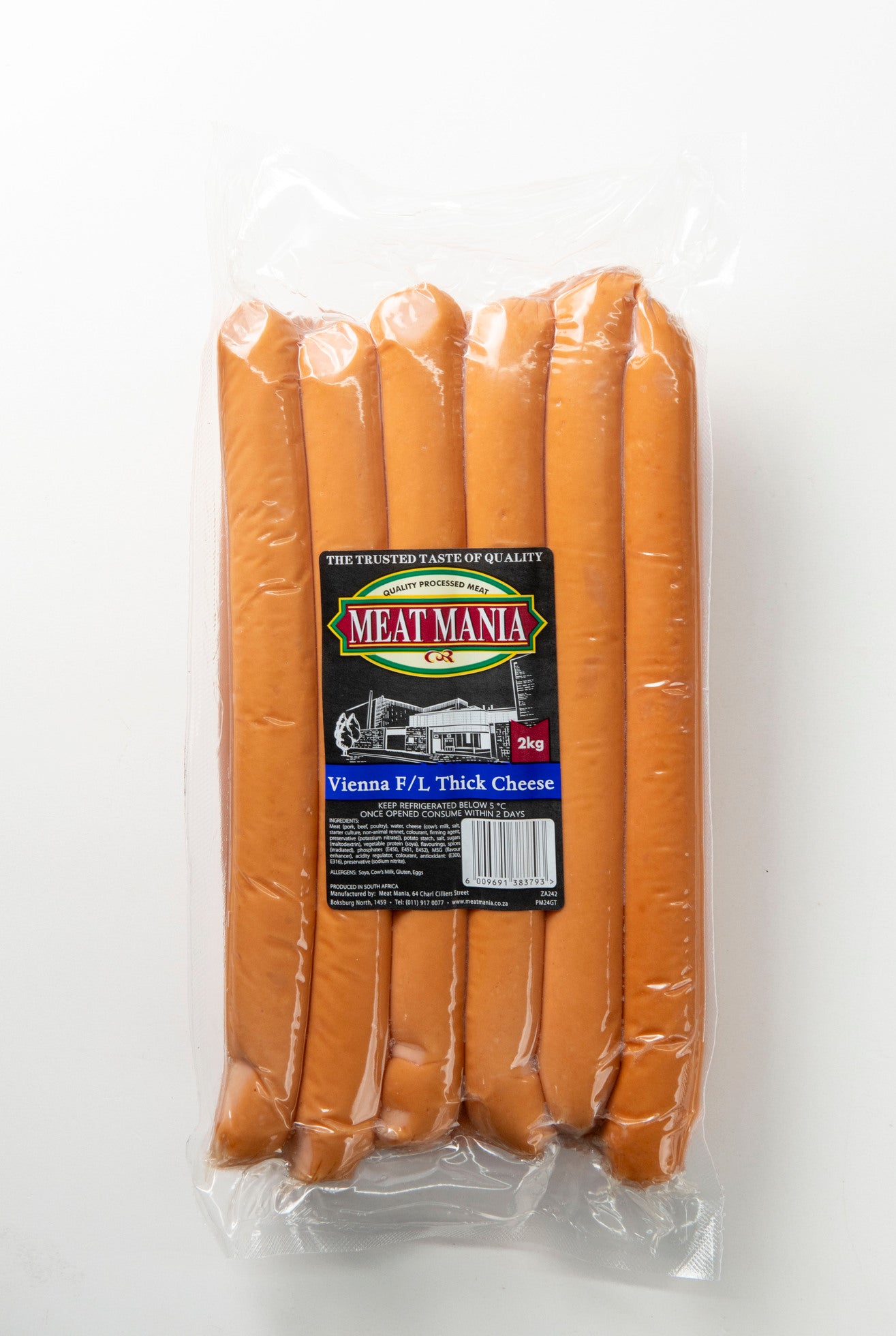 FL Thick Cheese Vienna 2kg