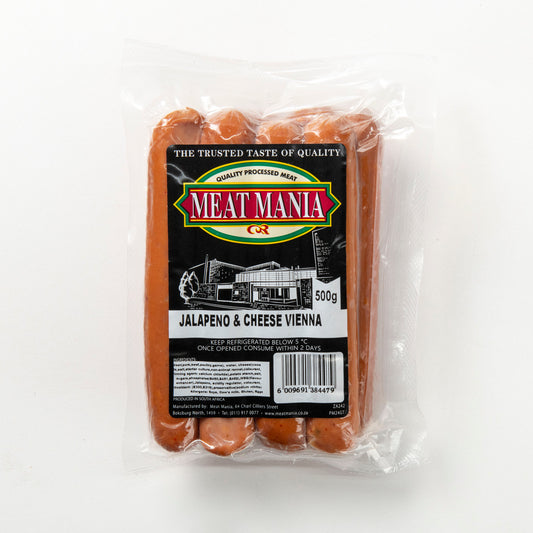 Jalapeno & Cheese Vienna 500g